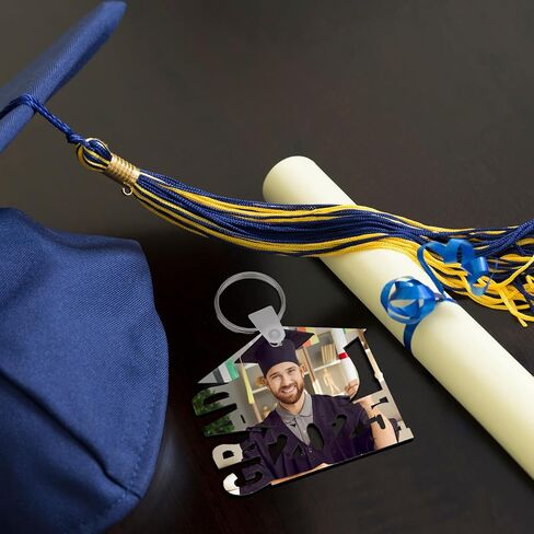 Trnayi 24 قطعة سلاسل المفاتيح التخرج التسامي فئة هدايا التخرج نقل الحرارة سلاسل المفاتيح DIY (نمط غراد 2024) in Kuwait