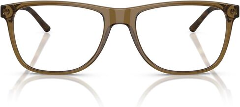 A|X ARMANI EXCHANGE Men's AX3048F Low Bridge Fit Rectangular Prescription Eyeglass Frames, Transparent Magnet Grey/Demo Lens, 56 mm in Saudi Arabia