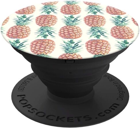 PopSockets: قبضة وحامل قابلان للطي للهواتف والأجهزة اللوحية - نمط الأناناس in Saudi Arabia