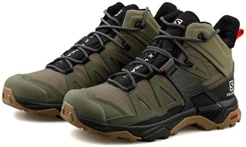 Salomon X Ultra 4 Mid GTX Hiking Boots Mens Sz 11 Deep Lichen Green/Peat/Kelp in Saudi Arabia