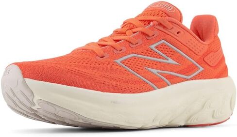 New Balance Women's W1080O13 Running Shoe, Sea Salt/Coastal Blue/Gulf Red, 5.5 in Saudi Arabia
