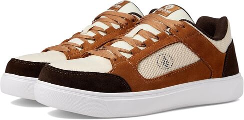 حذاء Volcom® Evolve EH Comp Toe للرجال - الجزء العلوي من الجلد السويدي والجلد - نعل داخلي ناعم - بطانة من الإسفنج الذكي رمادي/أبيض/أسود 9.5 M in Saudi Arabia