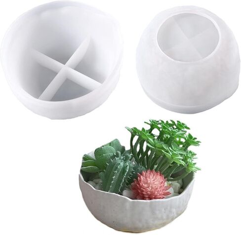 Cute Heart Shape Flowerpot Silicone Mold Handmade Jewelry Storage Box Plaster Resin Mould DIY Candle Jar Concrete Cement Molds in Saudi Arabia