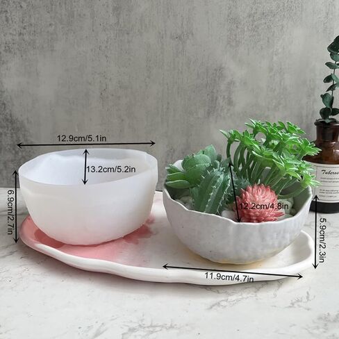 Cute Heart Shape Flowerpot Silicone Mold Handmade Jewelry Storage Box Plaster Resin Mould DIY Candle Jar Concrete Cement Molds in Saudi Arabia