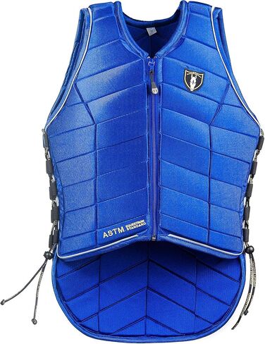 TIPPERARY EQUESTRIAN Horse Riding Eventing Vest - Eventer Pro - English Style Protective Horseback Riding Apparel - Flexible Customizable Fit Body Protector - Black - XS in Saudi Arabia