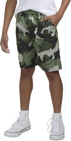 Hurley Boy's Solar Shorts (Big Kids) Green Camo XL (18-20 Big Kid) in Saudi Arabia