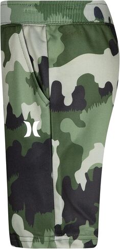 Hurley Boy's Solar Shorts (Big Kids) Green Camo XL (18-20 Big Kid) in Saudi Arabia