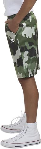 Hurley Boy's Solar Shorts (Big Kids) Green Camo XL (18-20 Big Kid) in Saudi Arabia