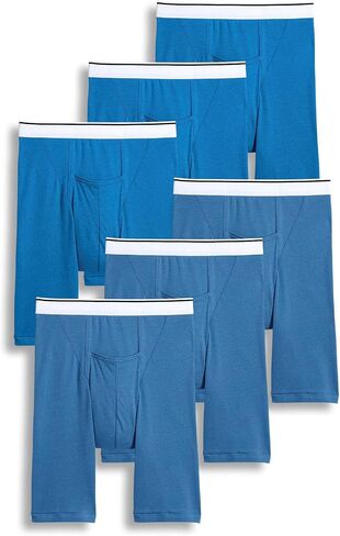 Jockey Men's Underwear Pouch 10" Midway Brief - 6 Pack, White, M in Saudi Arabia