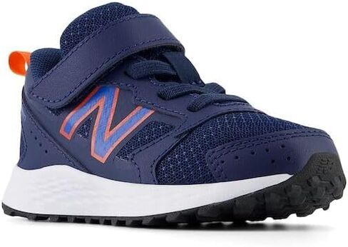 New Balance Kids Fresh Foam 650 V1 Bungee Lace with Top Strap Running Shoe, Team Royal/Bleached Lime Glo, 6 Wide US Unisex Toddler in Saudi Arabia