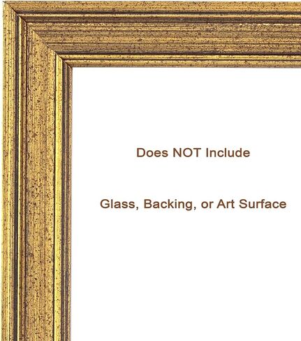 Piccadilly Artist Vintage Picture Frames - 16x20 Gold - Single Frame for 3/4" Canvas, Paper and Panels, Museum Quality Wooden Antique Frame, does not include glass or backing in Saudi Arabia