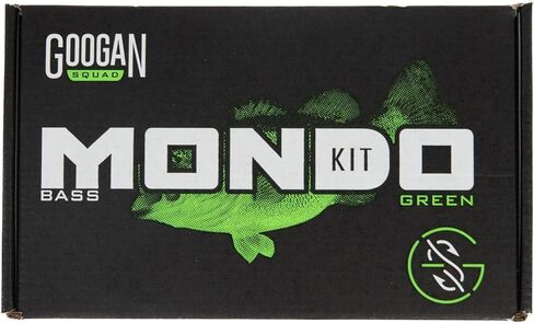 Googan Squad Mondo Kit Green Series | Bass Fishing Kit | Freshwater Largemouth and Smallmouth Bass Lures | Fishing Box in Kuwait