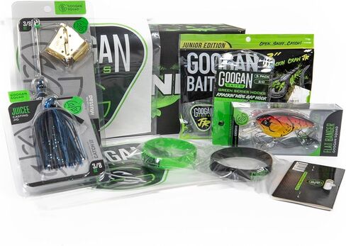 Googan Squad Mondo Kit Green Series | Bass Fishing Kit | Freshwater Largemouth and Smallmouth Bass Lures | Fishing Box in Kuwait