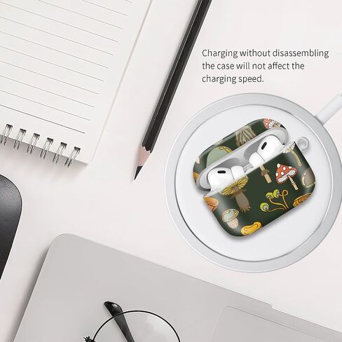 غطاء حافظة Airpod Pro الثاني والأول مع سلسلة مفاتيح، جلد صلب ومقاوم للصدمات لطيف متوافق مع الجيل الثاني والأول من Airpod pro للرجال والنساء والفتيات (عظام وأقدام كلاب لطيفة) in Saudi Arabia