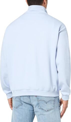 Lacoste Men's Loose Fit High Neck Half Zip Sweatshirt in Saudi Arabia
