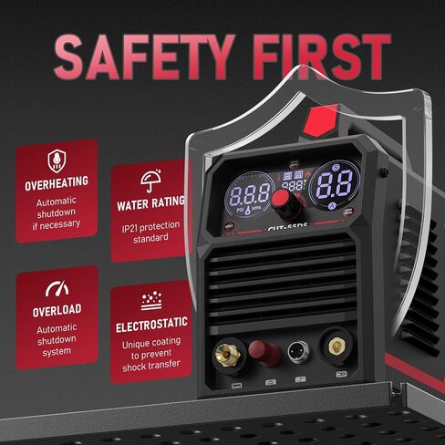 YESWELDER 55 Amp Plasma Cutter Non-High Frequency, Large LED Digital Display Non-Touch Pilot Arc, Digital DC Inverter 110/220V Dual Voltage Plasma Cutting Machine CUT-55DS PRO NEW in Saudi Arabia