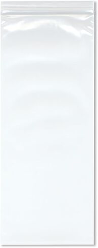Plymor 5" x 12" (Pack of 100), 4 Mil Heavy Duty Zipper Reclosable Plastic Bags in Saudi Arabia