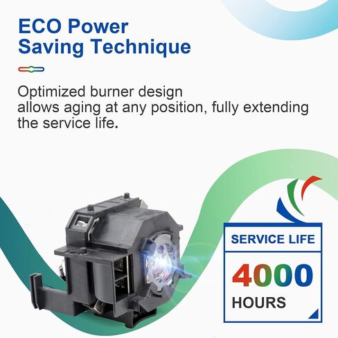CTBAIER for Epson ELPLP91 Quality Replacement Projector lamp BrightLink 685Wi 695Wi PowerLite 680 685W 685Wi EB-680 EB-680S EB-685W EB-685Wi EB-685Ws EB-695Wi in Kuwait
