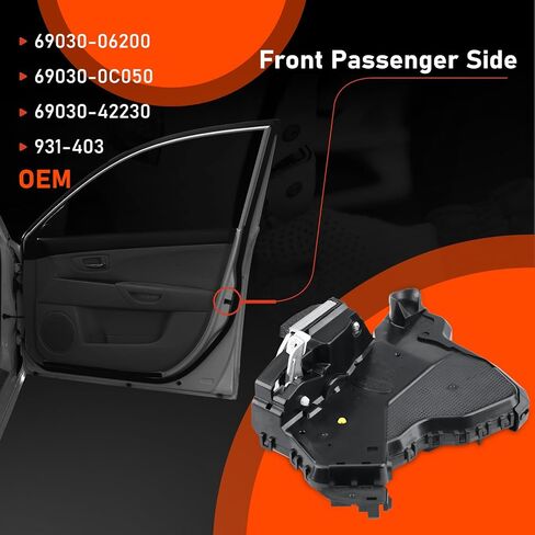 Door Lock Actuator,Front Left Driver Side Latch Assembly Compatible with Toyota 4Runner Camry Tundra RAV4 Sequoia,Lexus ES350 GS350 LS460 RX450h,Scion tC xB xD Replaces 69040-0C050,69040-06180,931-401 in Saudi Arabia