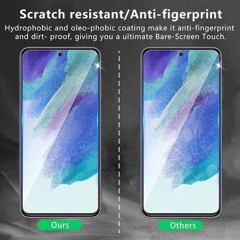 3+3 Pack Privacy Screen Protector Designed for Samsung Galaxy S21 FE With 3 Pack Camera Lens Protector,Full Coverage Anti-Spy Tempered Glass Film,9H Hardness,Bubble Free,Easy to Install in Saudi Arabia