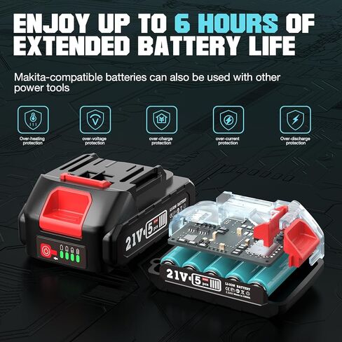 Tile Vibration Tool, Seesii Cordless Tile Vibrator Leveling Machine with2×2000mAh Batteries, 16mm Large Suction Strong Grip, 12-Speed Adjustable Tile Tools for Floor/for the Pro and DIY in Kuwait