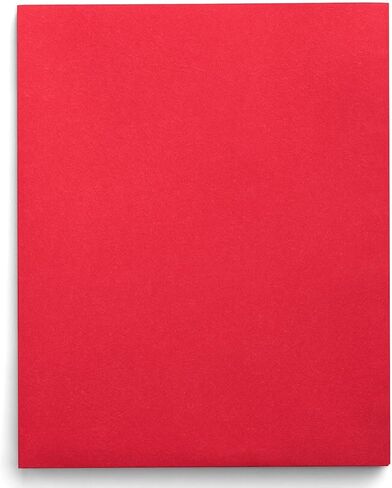 Staples 578484 School Grade 2 Pocket Folder Red 25/Box in Saudi Arabia