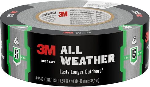 3M All Weather Duct Tape 2540, 1.88 in x 40 yd (48 mm x 36.5 m), 12 rls/cs in Saudi Arabia