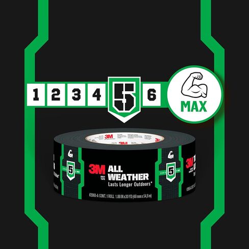 3M All Weather Duct Tape 2540, 1.88 in x 40 yd (48 mm x 36.5 m), 12 rls/cs in Saudi Arabia