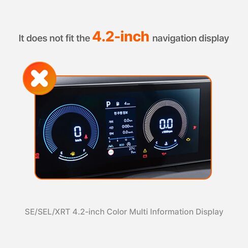 FICS Phone Holder Compatible with Hyundai Santafe 2024 of 4.2" Cluster. Santafe 2024 Accessories, Santafe 2024 Phone Mount, Santafe 2024 Customized Phone Holder in Saudi Arabia