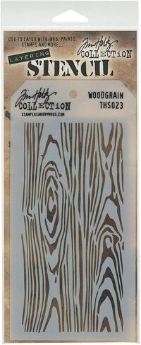 Stampers Anonymous Tim Holtz Layered Stencil, 4.125-Inch by 8.5-Inch, Number in Saudi Arabia