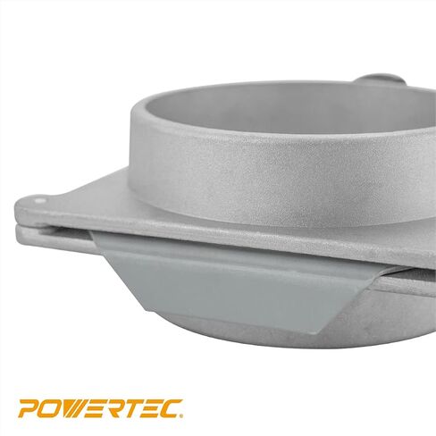 POWERTEC 70295-P6 4-Inch Integrated Blast Gate Clog Resistant, Anti Gap Tapered ABS Plastic Fitting for Dust Collection Systems – 6 Pack in Saudi Arabia