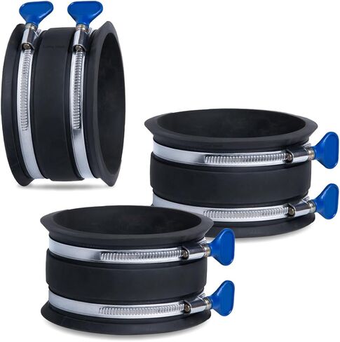 POWERTEC 70295-P6 4-Inch Integrated Blast Gate Clog Resistant, Anti Gap Tapered ABS Plastic Fitting for Dust Collection Systems – 6 Pack in Saudi Arabia
