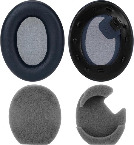 Geekria QuickFit Replacement Ear Pads for Sony WH-1000XM4 Wireless Headphones Ear Cushions, Headset Earpads, Ear Cups Cover Repair Parts (Gold) in Saudi Arabia