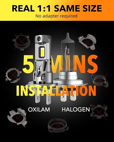 OXILAM 912 921 LED Bulbs for Backup Reverse Light Bulbs, W16W T15 LED Bulb Direct Back Up Replacement Bulb, Pack of 2 in Saudi Arabia