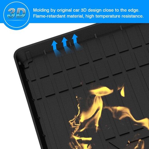 Cartist مخصص مناسب لسيارة Cargo Liner Jeep Cherokee 2014-2022 2023 جميع الأحوال الجوية مضادة للانزلاق بساط صندوق السيارة الخلفي مقاوم للماء TPE (ليس لسيارة Jeep Grand Cherokee) in Saudi Arabia