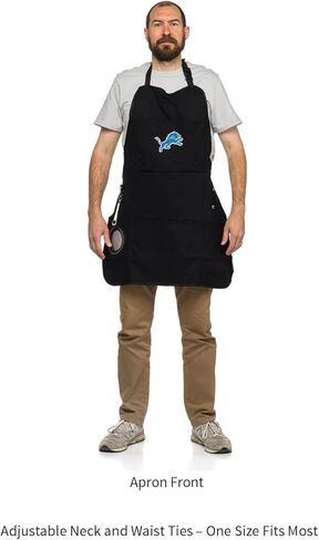 Team Sports America NFL Minnesota Vikings Ultimate Grilling Apron Durable Cotton with Beverage Opener and Multi Tool For Football Fans Fathers Day and More in Kuwait