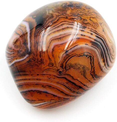 favoramulet Natural Labradorite Palm Stone, Polished Worry Healing Crystal Specimen Sphere Irregular Shaped, 90-125g in Kuwait