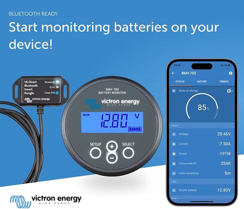Victron Energy BMV-702 Battery Monitor (Grey) in Saudi Arabia