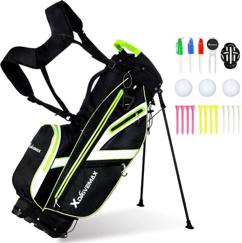 Golf Cart Bag,Lightweight Golf Bag with 15 Way,Premium Golf Club Bags with Rain Cover,Cooler Bag and Golf Accessory Kit,Golf Bags for Men & Women in Saudi Arabia