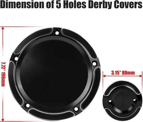 Goldfire M8 Derby Timing Timer Cover For H-D Touring Electra Road King Glide FLTRX 2017-2020 (Skull) in Saudi Arabia