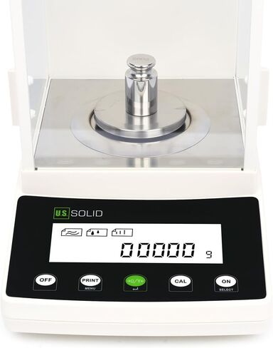 U.S. Solid USS-DBS48 0.1 mg Analytical Balance, 120g x 0.0001g, Automatic Internal Calibration Lab Electronic Balance, Electromagnetic Transducer in Saudi Arabia