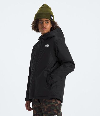 THE NORTH FACE Boys' Freedom Insulated Jacket, Summit Gold Paint Lightening Small Print, X-Small in Kuwait