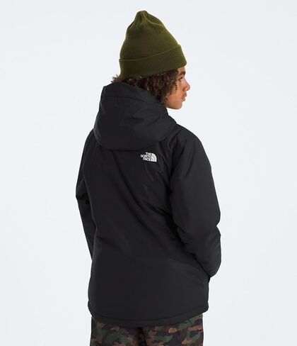 THE NORTH FACE Boys' Freedom Insulated Jacket, Summit Gold Paint Lightening Small Print, X-Small in Kuwait