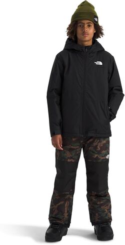 THE NORTH FACE Boys' Freedom Insulated Jacket, Summit Gold Paint Lightening Small Print, X-Small in Kuwait