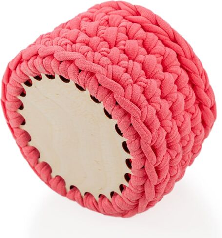 MECCANIXITY Crochet Basket Base 5.5 Inch Circle Wooden Crochet Bag Bottom Unfinished Wood for DIY Craft Basket Crochet Bag Weaving Knitting Base in Saudi Arabia