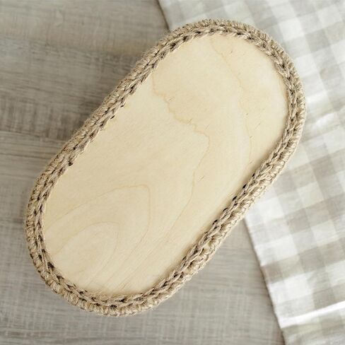 MECCANIXITY Crochet Basket Base 5.5 Inch Circle Wooden Crochet Bag Bottom Unfinished Wood for DIY Craft Basket Crochet Bag Weaving Knitting Base in Saudi Arabia