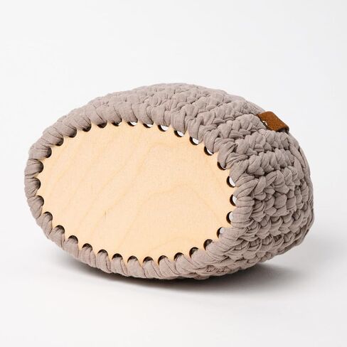 MECCANIXITY Crochet Basket Base 5.5 Inch Circle Wooden Crochet Bag Bottom Unfinished Wood for DIY Craft Basket Crochet Bag Weaving Knitting Base in Saudi Arabia