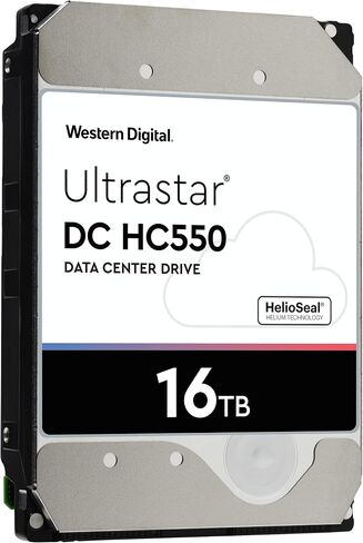 WD Ultrastar DC HC550 18TB 7200RPM 3.5" SATA Hard Drive WUH721818ALE6L4 (Renewed) in Saudi Arabia