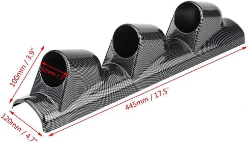 Gauge Holder Bracket,Universal Carbon Fiber Racing Sport Meter Gauge Pillar Mount Pod Holder Bracket Gauge Holder (Single Hole) in Saudi Arabia