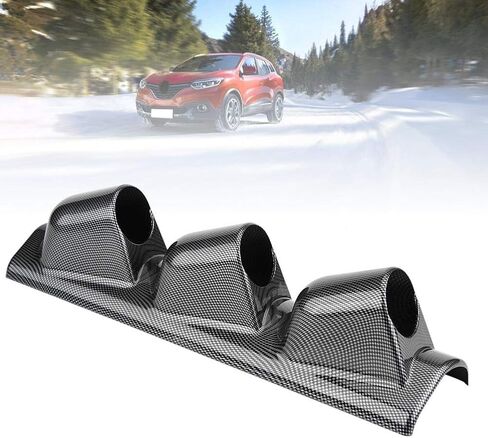 Gauge Holder Bracket,Universal Carbon Fiber Racing Sport Meter Gauge Pillar Mount Pod Holder Bracket Gauge Holder (Single Hole) in Saudi Arabia